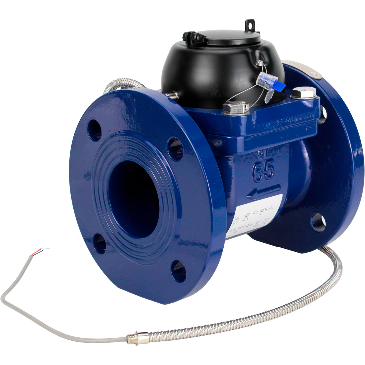 Compteurs d'eau froide Elephant MTX1i turbine, avec sortie impulsionnelle, fonte, à bride