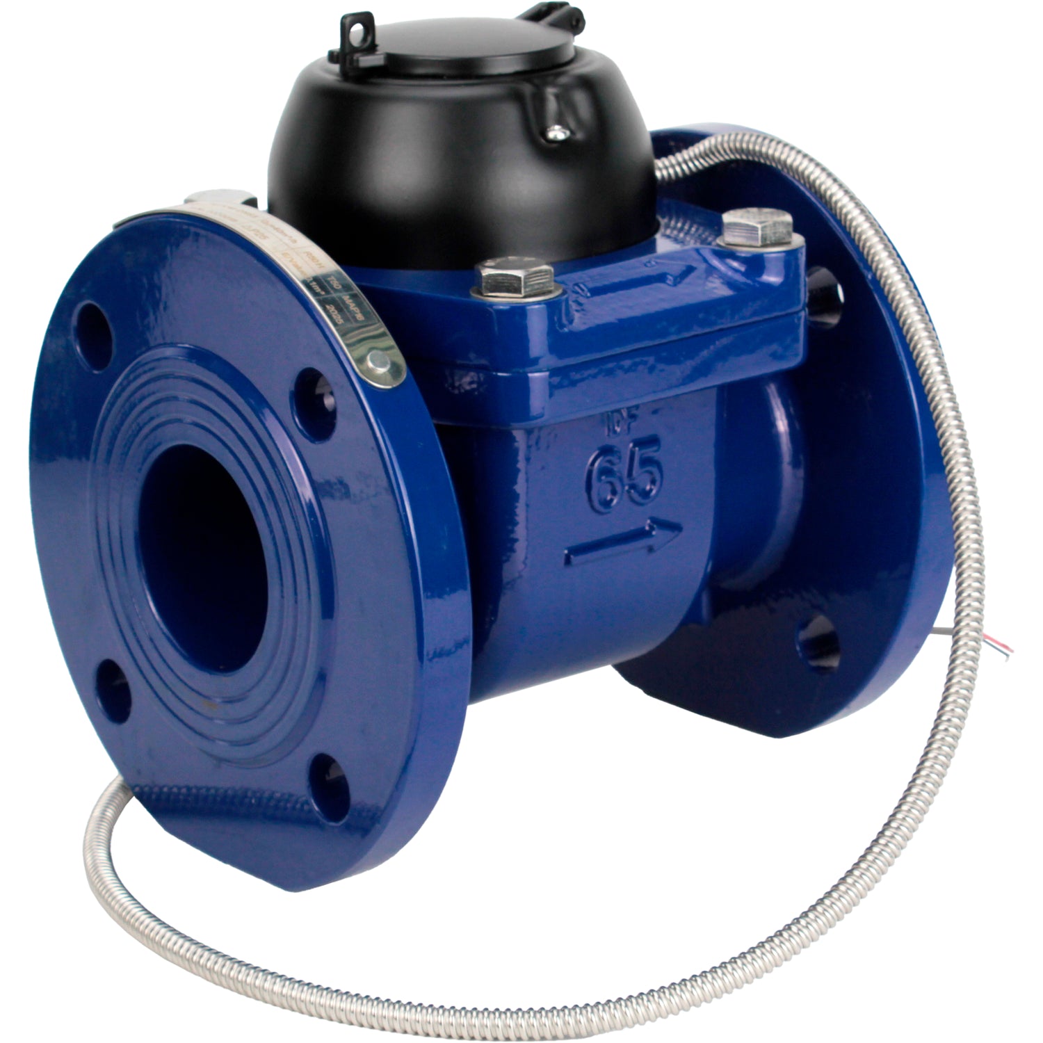 Compteurs d'eau froide Elephant MTX1i turbine, avec sortie impulsionnelle, fonte, à bride