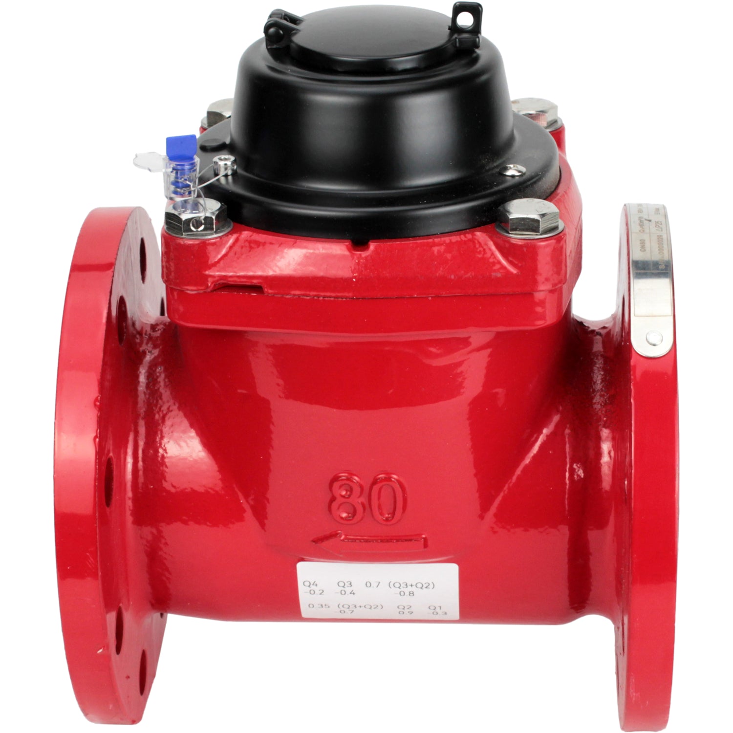 Compteurs d'eau Elephant MTU1 universel, à turbine, autonome en énergie, en fonte, à bride