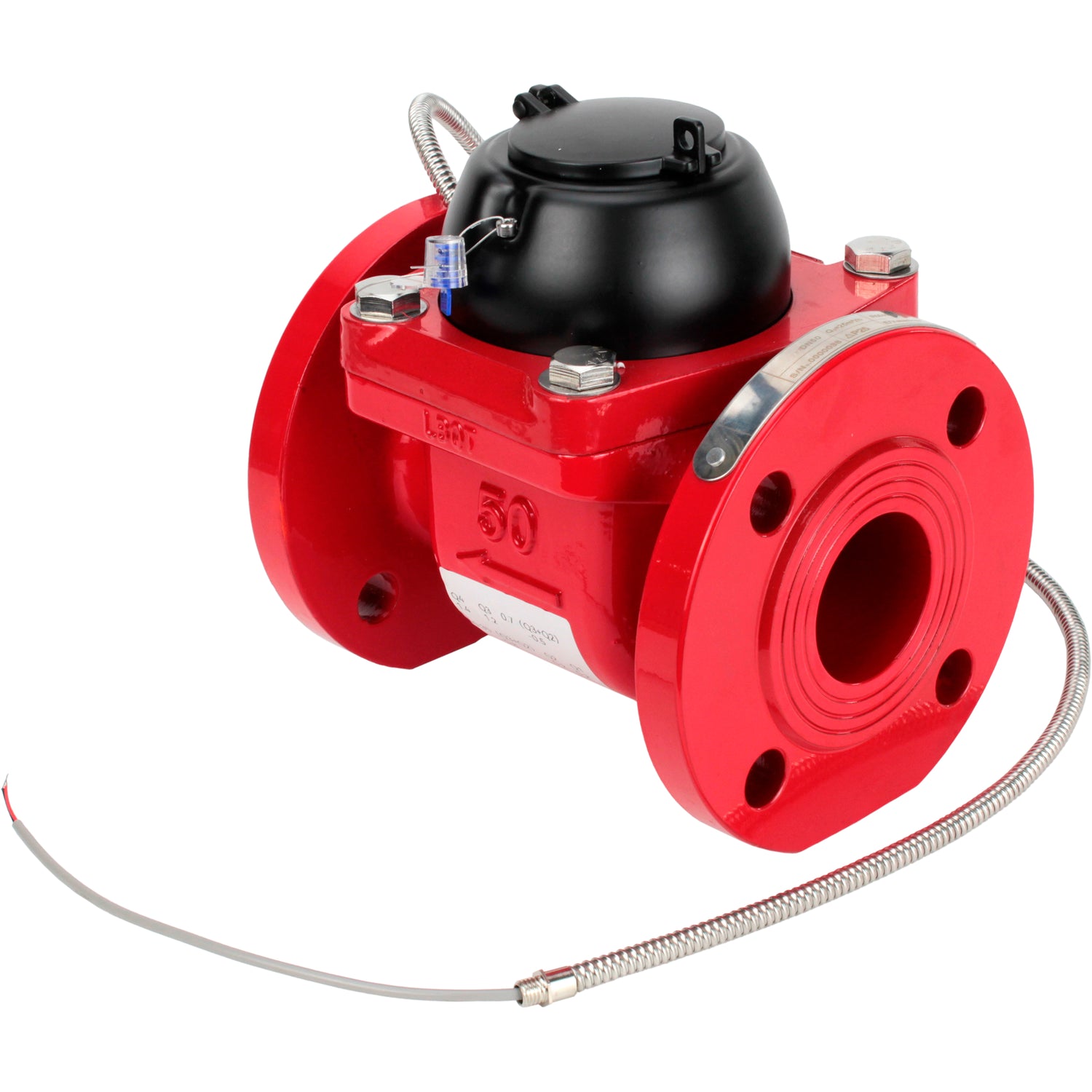 Compteurs d'eau Elephant MTU1i universel, à turbine, avec sortie impulsionnelle, en fonte, à bride