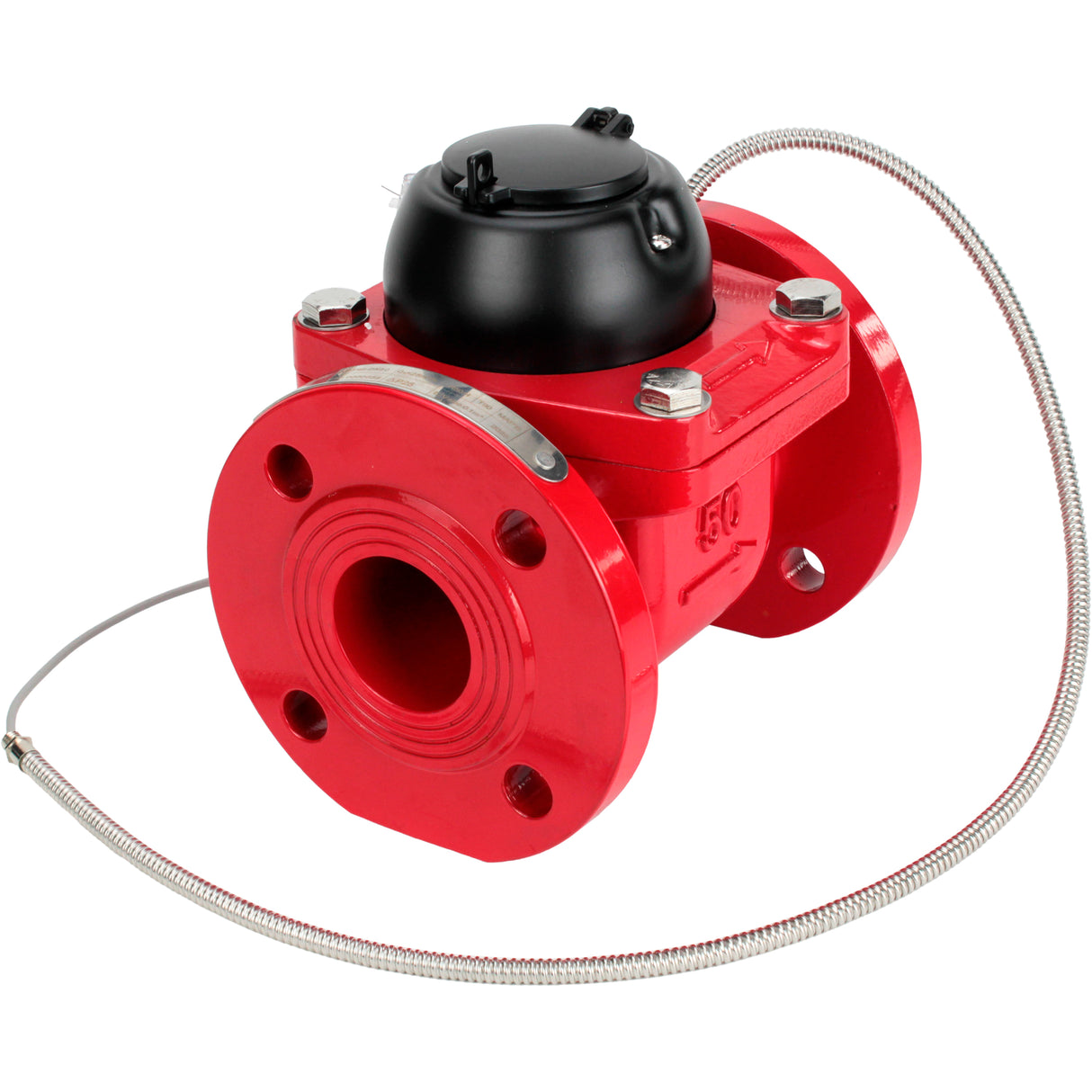 Compteurs d'eau Elephant MTU1i universel, à turbine, avec sortie impulsionnelle, en fonte, à bride