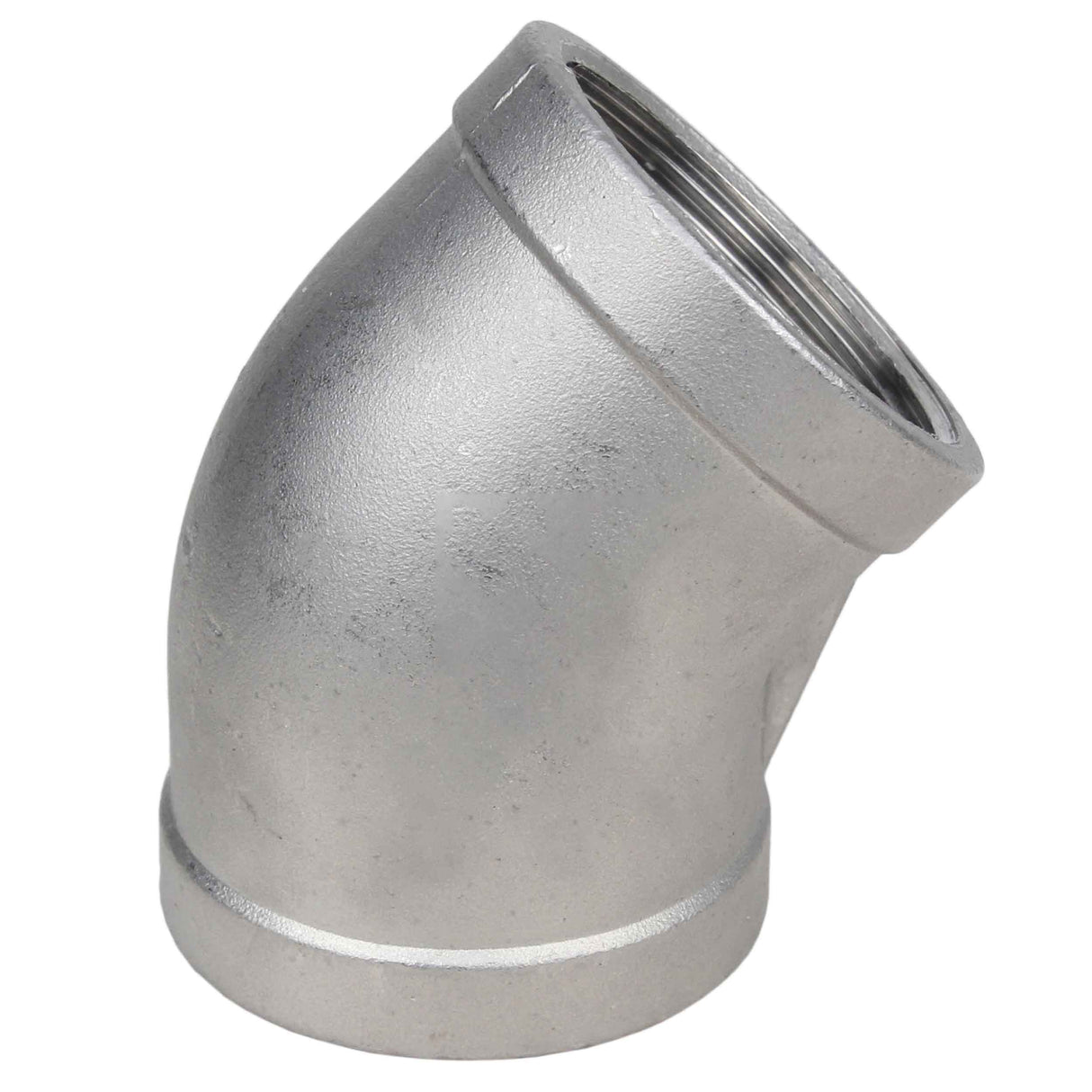Dérivation (demi-dérivation) Elephant PN16 angle 45°, corps - acier inoxydable 304, raccordement - filetage femelle / femelle