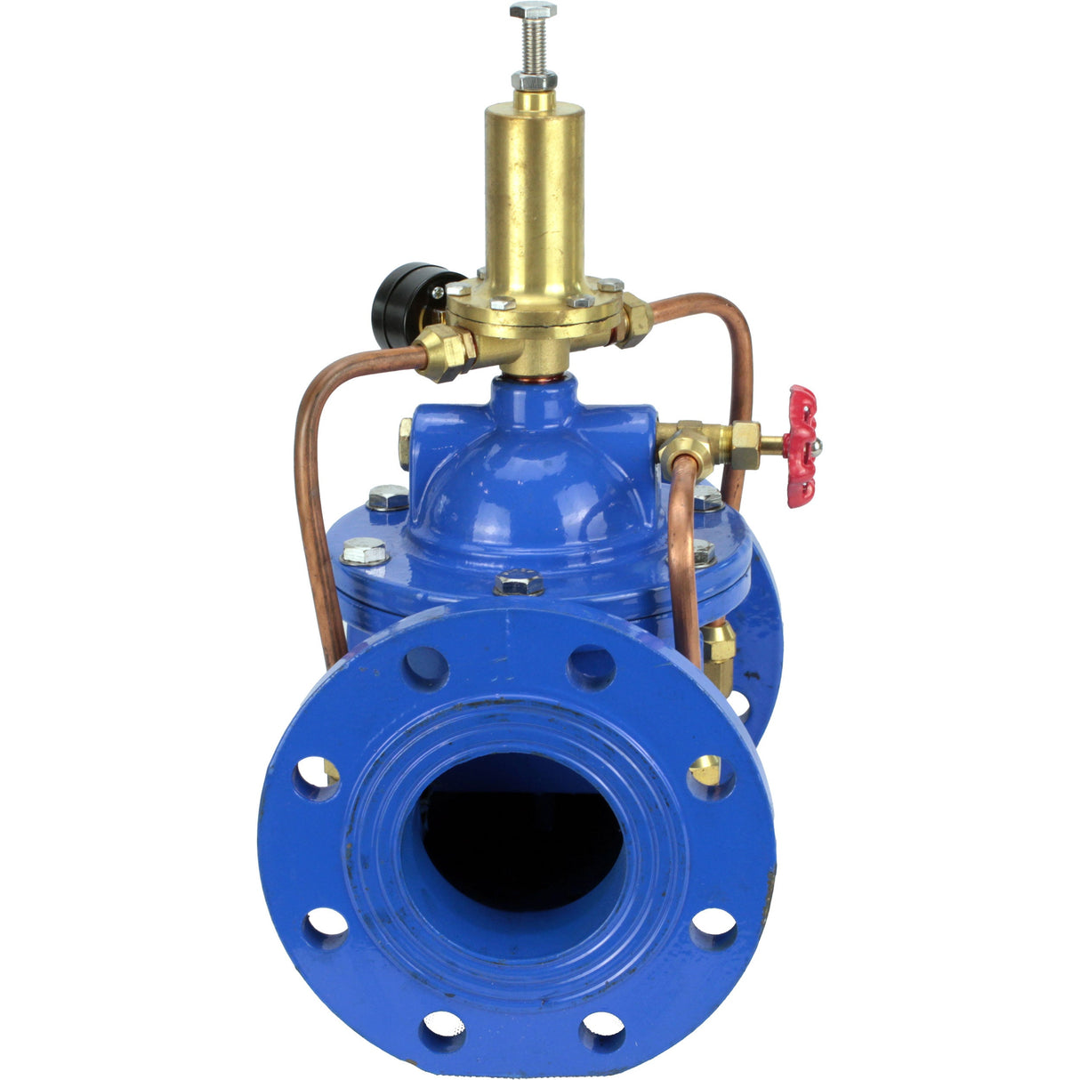 Régulateurs « à réglage automatique » avec commande pilote ElephantPVB3-1313N-F, régulateurs à membrane, corps - fonte GGG40, disque - fonte GGG40, joint - NBR, raccord à bride