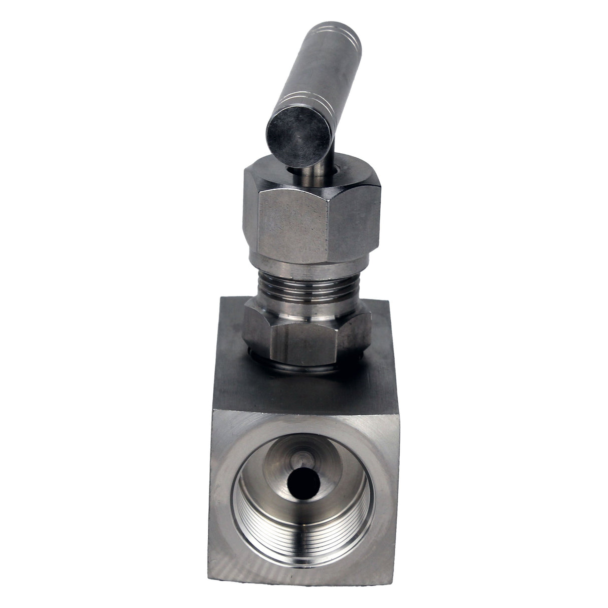 Elephant VN31M-T-Ht threaded needle valve, body - stainless steel 304, seal - metal, with T-handle