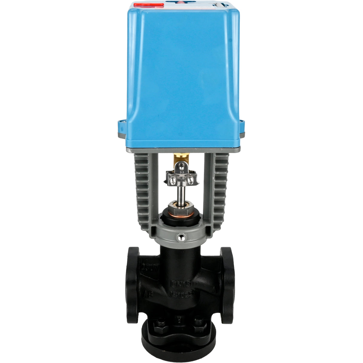 Two-way shut-off and regulating valve Elephant VSR1-13V-PED-F, body material - cast iron EN-JS1025, locking body material - stainless steel AISI 304, seal - Fluorocarbon (Viton, FPM), with electric drive XCK220-1500 AC220V