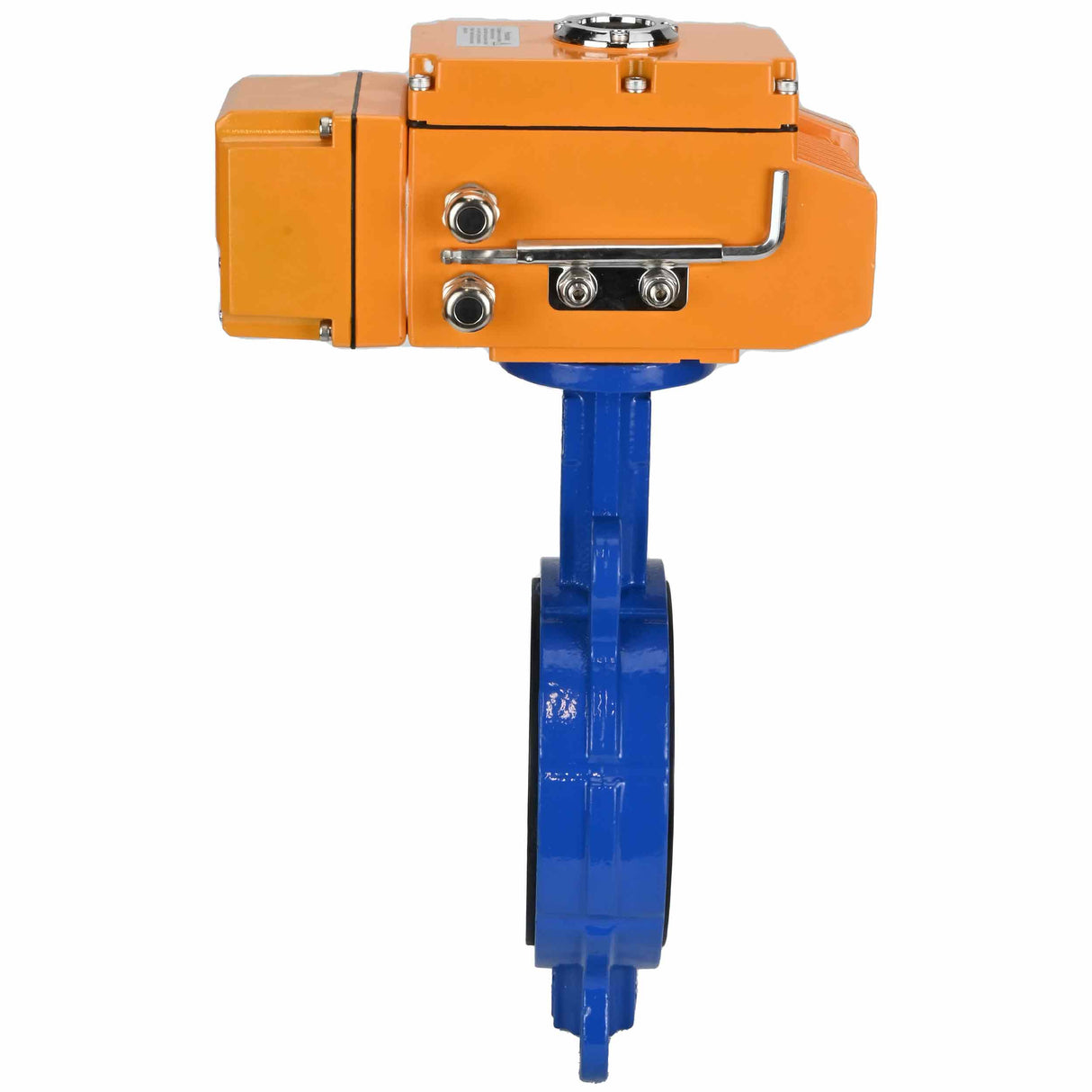 Vanne papillon d'eau Elephant bv16-110/220-0-10, matériau du corps - fonte GGG50, matériau du disque - fonte GGG40, joint - EPDM, commande par actionneur électrique