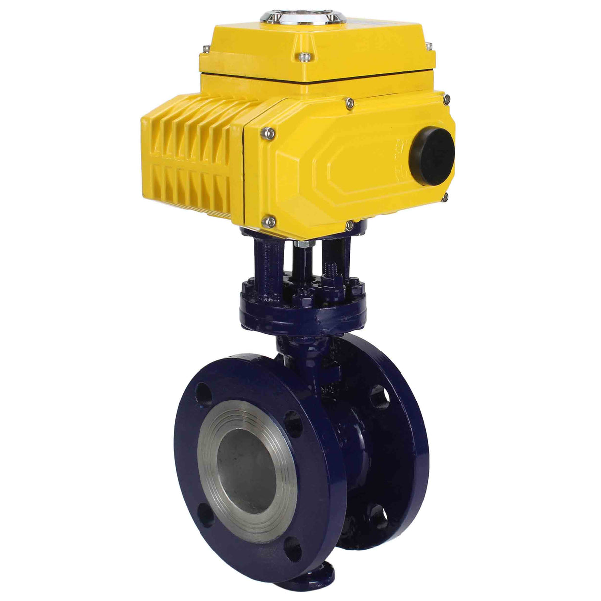 Vanne papillon d'eau Elephant WBV3EX-3431M-1W-F-ISO, matériau du corps - Acier au carbone, matériau du disque - Acier inoxydable AISI 304, joint - Métal, actionneur électrique QT-N-хEM-B1 220V