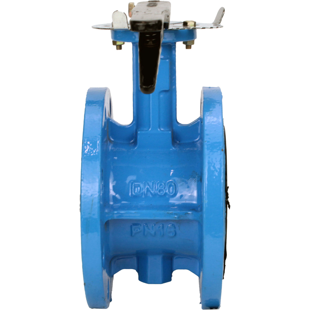 Vanne papillon d'eau Elephant WBV1331E-2W-FH, matériau du corps - fonte GGG40, matériau du disque - acier inoxydable AISI 304, joint - EPDM, poignée