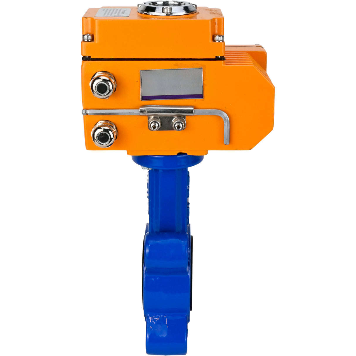 Vanne papillon d'eau Elephant WBV1616N-2W-Fb-H, matériau du corps - fonte QT450, matériau du disque - fonte QT450, joint - NBR, actionneur électrique QT-N-EM-O1-24VDC-U1 24V