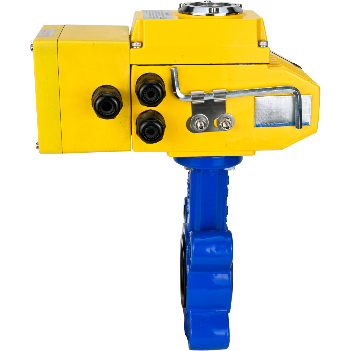 Vanne papillon d'eau Elephant WBV1616N-2W-Fb-H, matériau du corps - fonte QT450, matériau du disque - fonte QT450, joint - NBR, actionneur électrique QT-N-EM-A1-220VAC-U1 220V