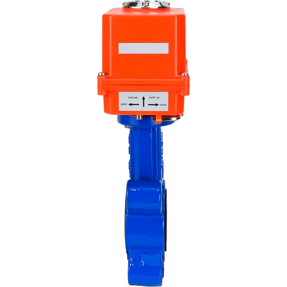 Vanne papillon d'eau Elephant WBV1616E-2W-Fb-H, matériau du corps - fonte QT450, matériau du disque - fonte QT450, joint - EPDM, actionneur électrique QT-N-EM-O1-220VAC-U1 MINI 220V