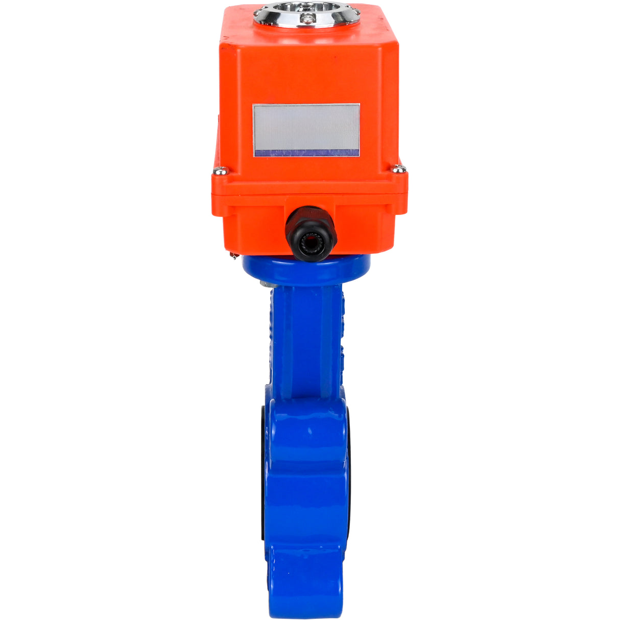 Vanne papillon d'eau Elephant WBV1616E-2W-Fb-H, matériau du corps - fonte QT450, matériau du disque - fonte QT450, joint - EPDM, actionneur électrique QT-N-EM-O1-220VAC-U1 MINI 220V