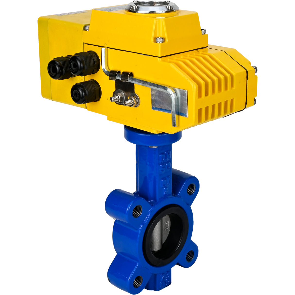 Vanne papillon d'eau Elephant WBV1631E-2W-Fb-H, matériau du corps - fonte QT450, matériau du disque - acier inoxydable AISI 304, joint - EPDM, actionneur électrique QT-N-EM-A1-220VAC-U1 220V