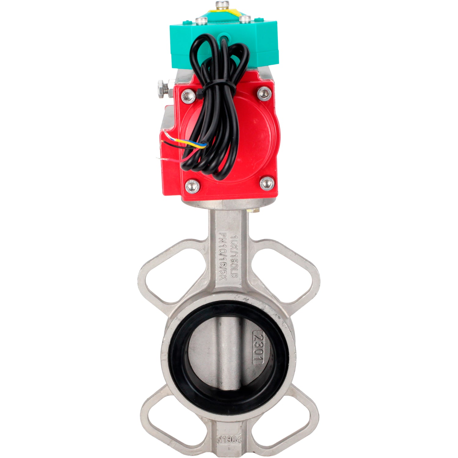 Disc rotary valves Elephant WBV3131N-2W-Fb-H DN50-250 16 bar body - 304 stainless steel, disc - 304 stainless steel, seal - NBR, with pneumatic drive PA-DA-XXX and ALS200D magnetic switch