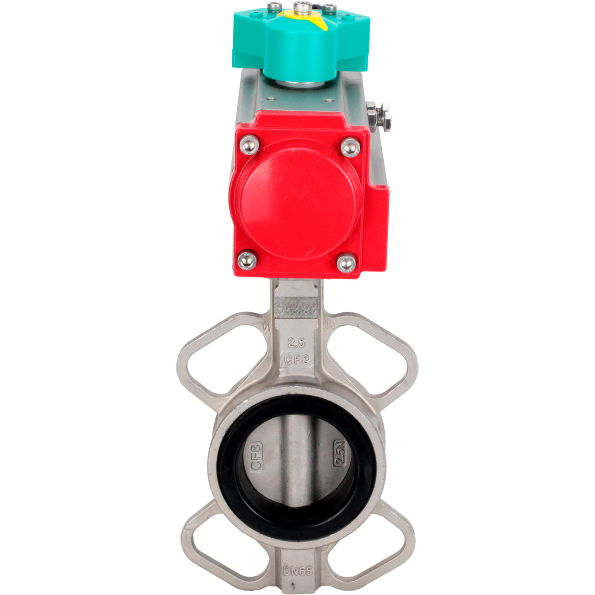 Disc rotary valves Elephant WBV3131N-2W-Fb-H DN50-250 16 bar body - 304 stainless steel, disc - 304 stainless steel, seal - NBR, with pneumatic drive PA-DA-XXX and ALS200D magnetic switch