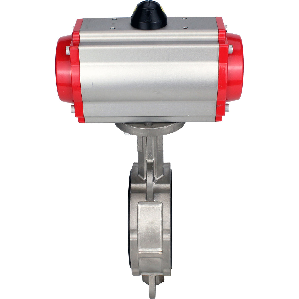 Vanne papillon d'eau Elephant WBV3131V-2W-Fb-H, matériau du corps - Acier inoxydable AISI 304, matériau du disque - Acier inoxydable AISI 304, joint - Viton, actionneur pneumatique PA-DA double action, 4M310-08 24V