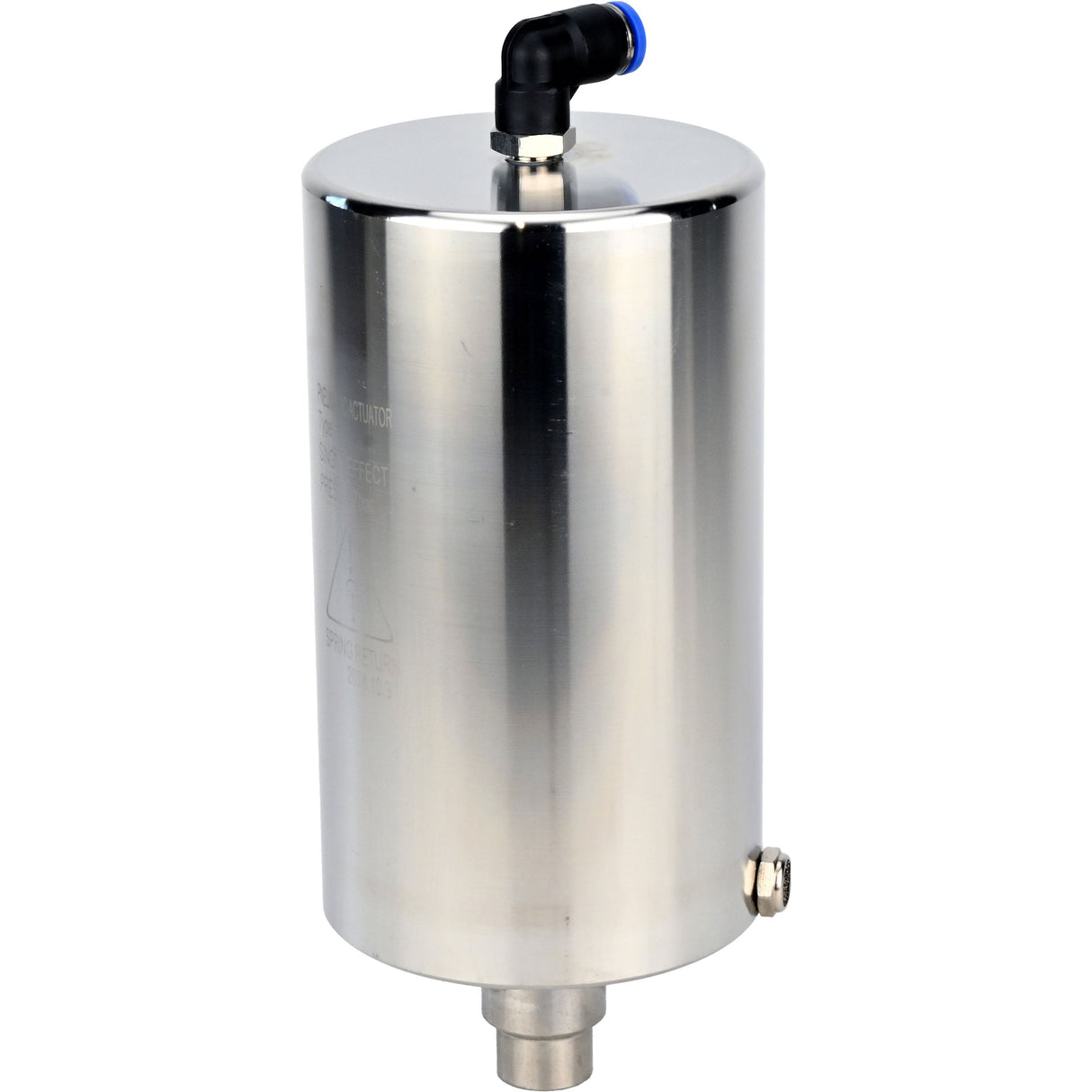 Actionneurs pneumatiques avec ressorts de rappel Elephant PA-SA-85 pour vannes alimentaires WBV3131E-2W-W/T/C, diamètre - 85 mm, pression - 4-7 bar, corps - acier inoxydable 304