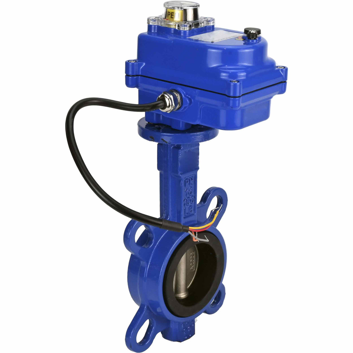 Vanne papillon d'eau Elephant ggg50-316l-epdm-elephant-12, matériau du corps - fonte GGG50, matériau du disque - acier inoxydable AISI 316L, joint - EPDM, commande par actionneur électrique