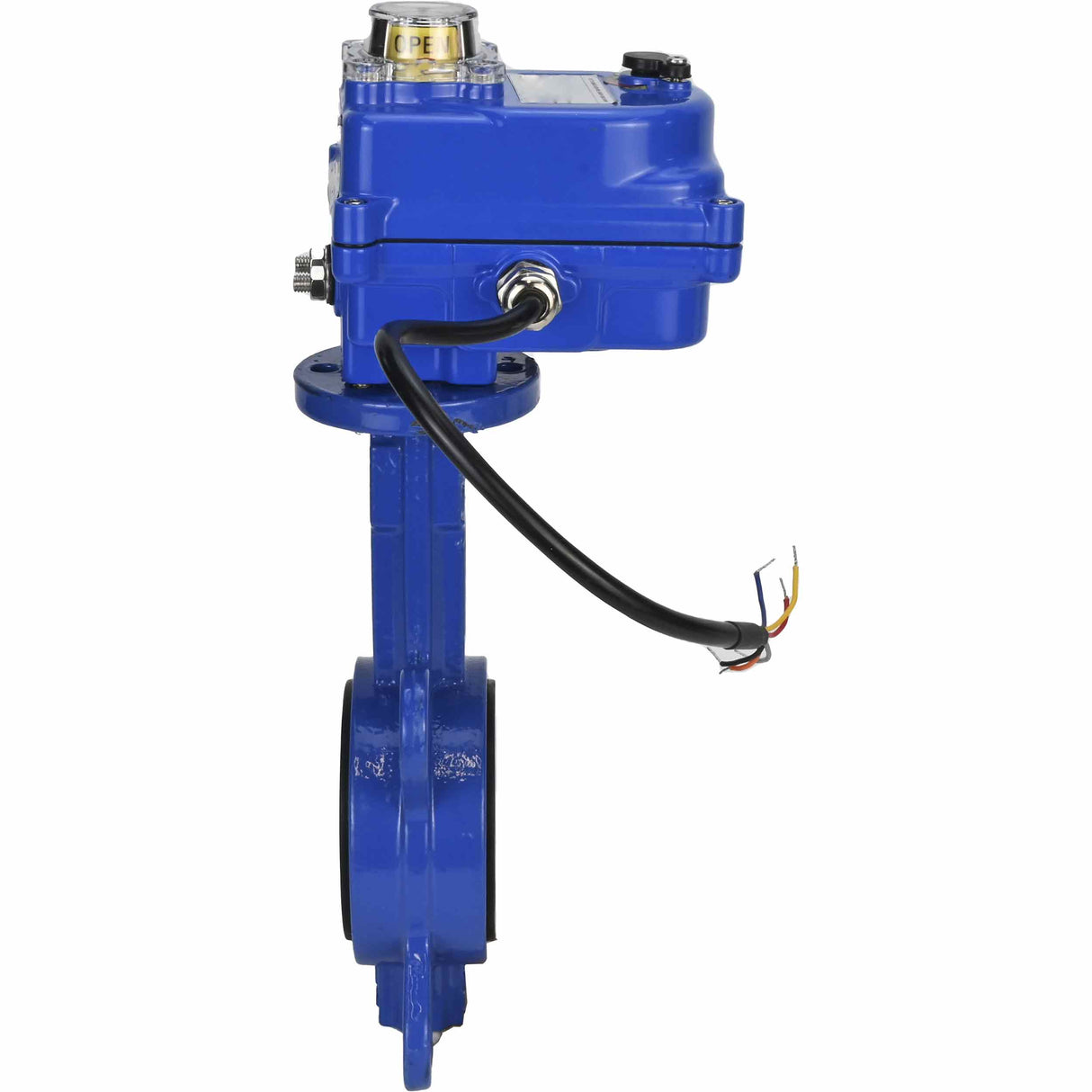 Vanne papillon d'eau Elephant ggg50-316l-epdm-elephant-12, matériau du corps - fonte GGG50, matériau du disque - acier inoxydable AISI 316L, joint - EPDM, commande par actionneur électrique