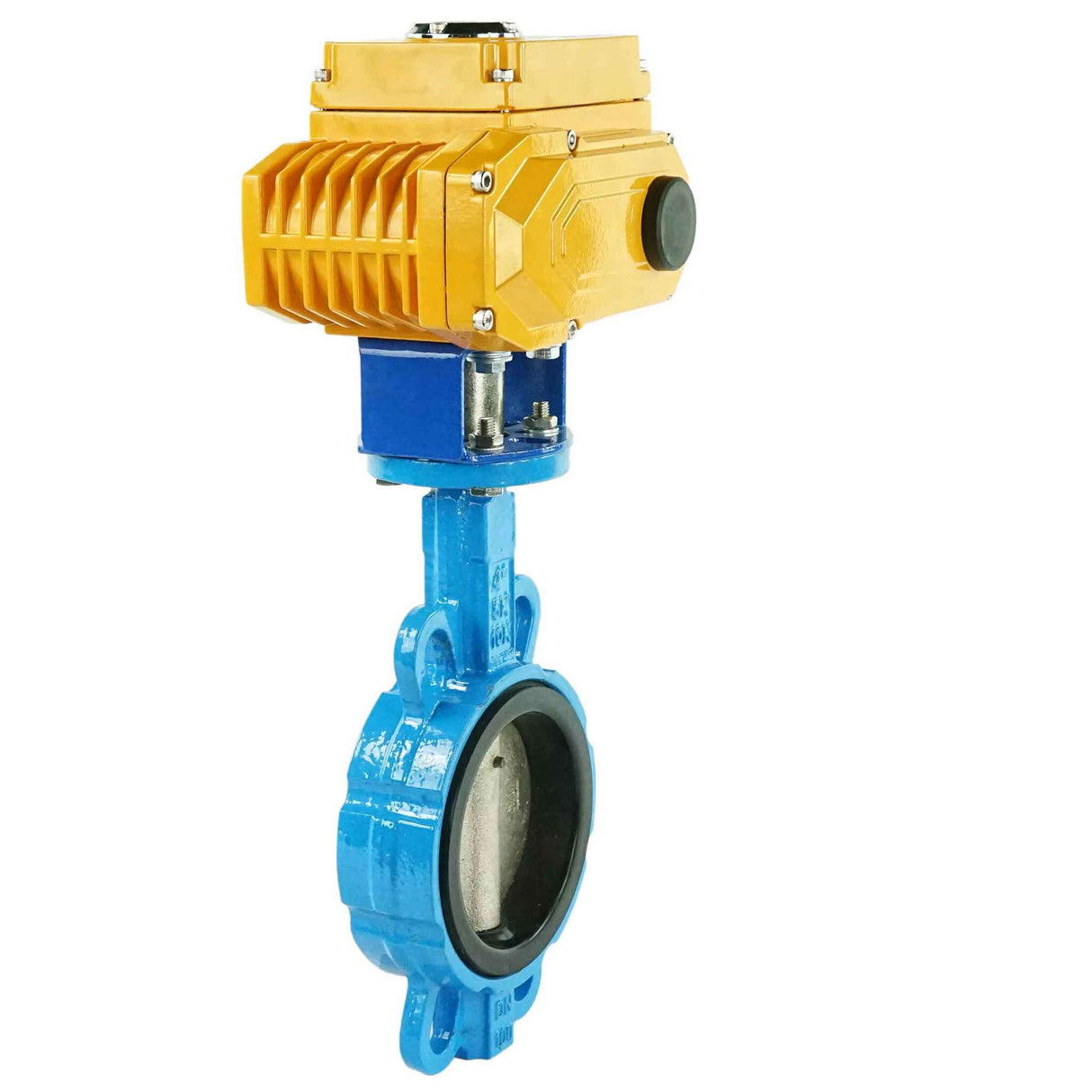 Vanne papillon d'eau Elephant bv16-g50-g40-elephant-380, matériau du corps - fonte GGG50, matériau du disque - fonte GGG40, joint - EPDM, actionné par un actionneur électrique