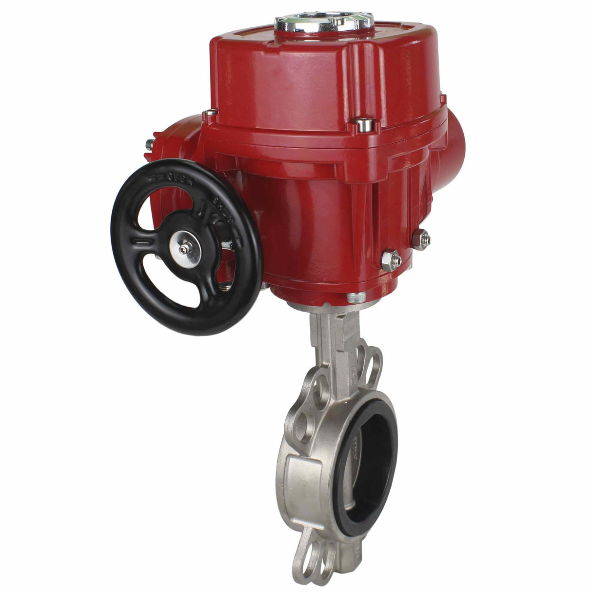 Vanne papillon d'eau Elephant 316l-316l-epdm-elephant-qt-wm-ex-110/220v, matériau du corps - acier inoxydable AISI 316L, matériau du disque - acier inoxydable AISI 316L, joint - EPDM, actionné par actionneur électrique