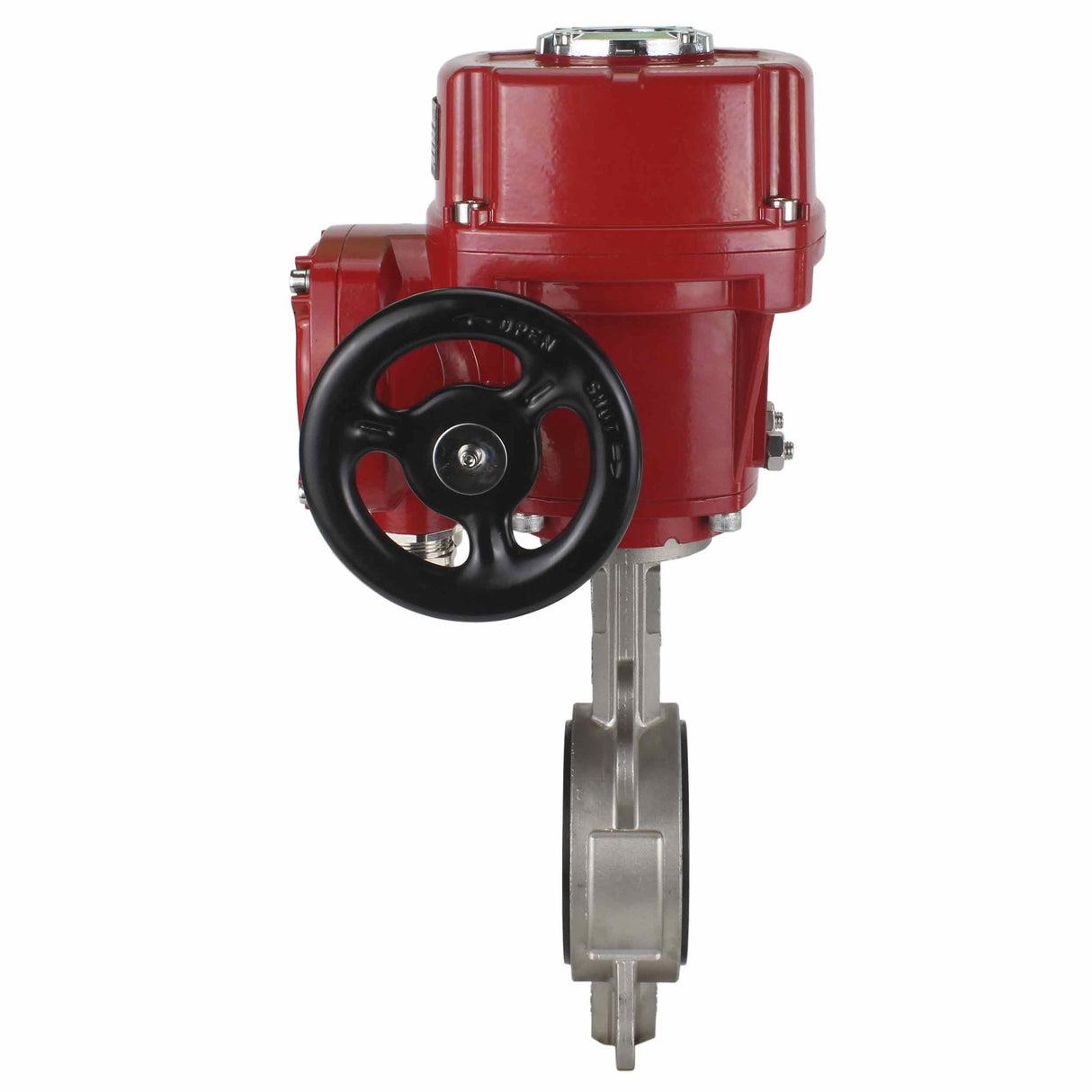 Vanne papillon d'eau Elephant 316l-316l-epdm-elephant-qt-wm-ex-110/220v, matériau du corps - acier inoxydable AISI 316L, matériau du disque - acier inoxydable AISI 316L, joint - EPDM, actionné par actionneur électrique