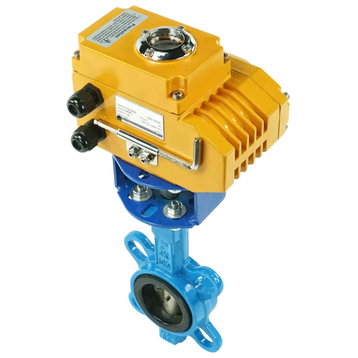 Vanne papillon d'eau Elephant bv16-g50-g40-elephant-110/220, matériau du corps - fonte GGG50, matériau du disque - fonte GGG40, joint - EPDM, actionné par un actionneur électrique