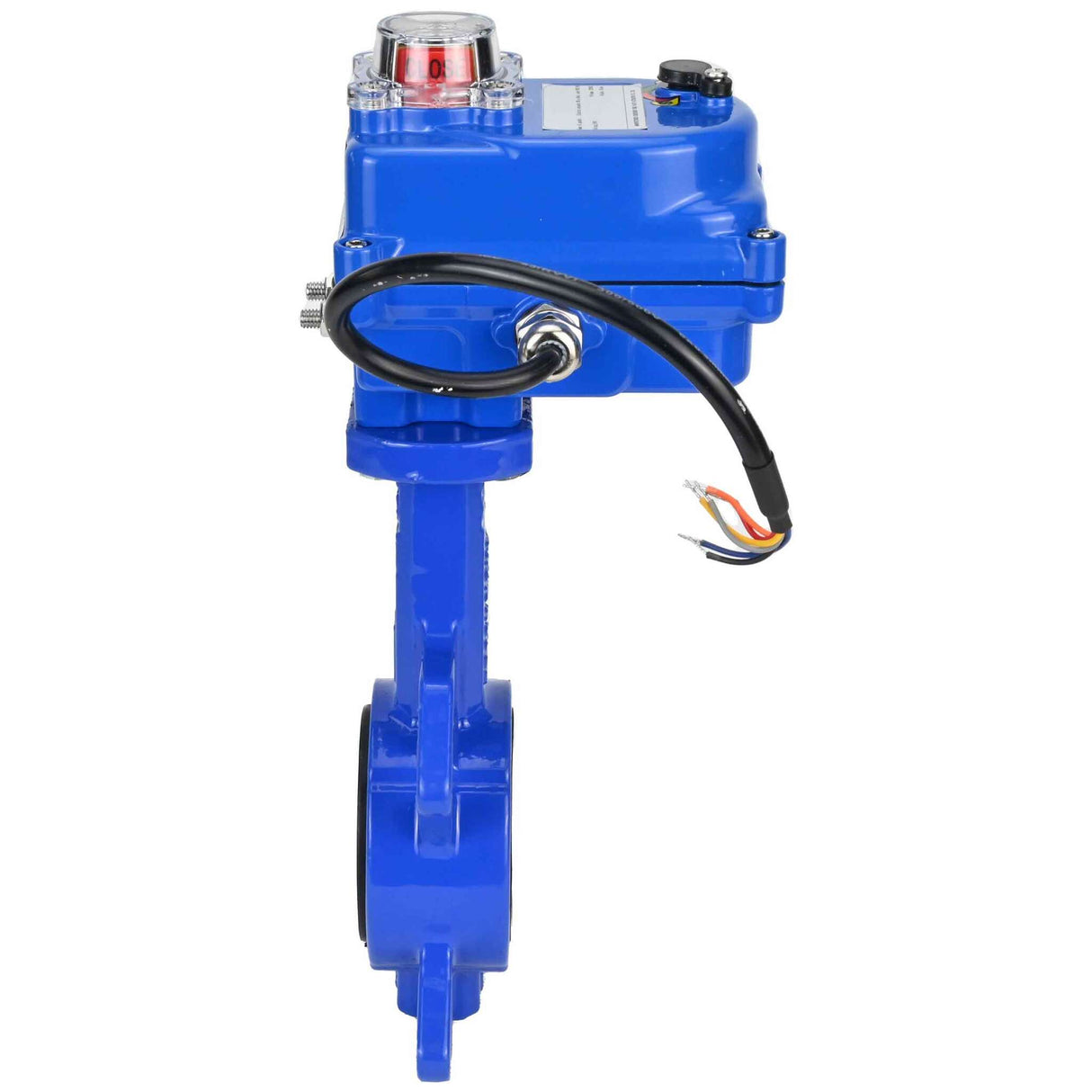 Vanne papillon d'eau Elephant GGG50-316L-EPDM matériau du corps - fonte GGG50, matériau du disque - acier inoxydable 316L, joint - EPDM avec actionneur électrique Elephant 220V