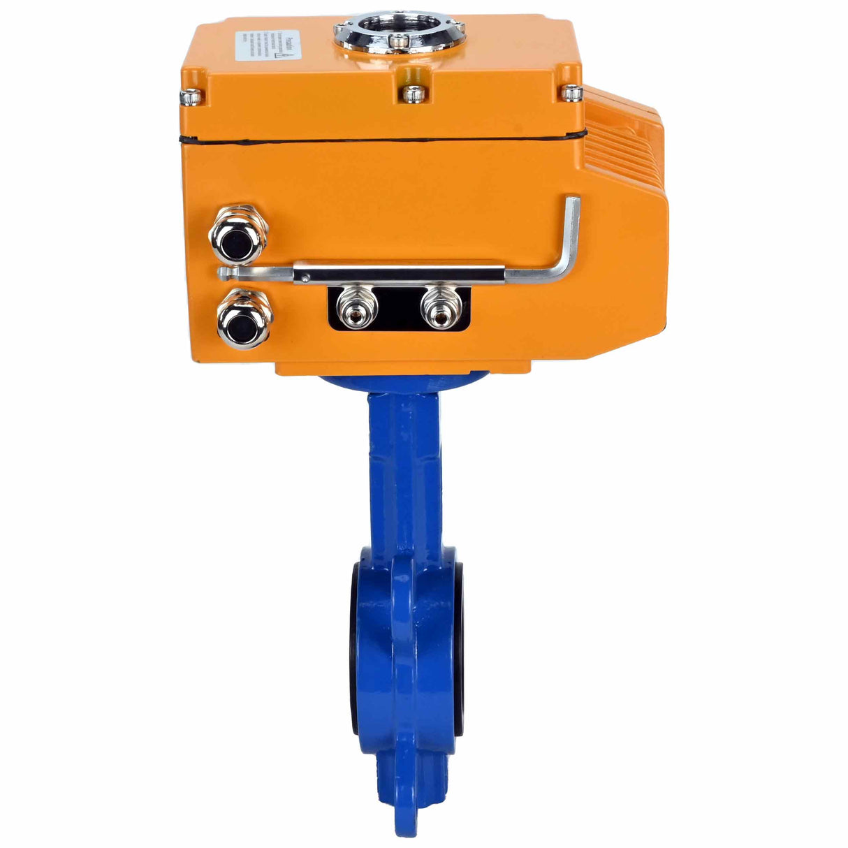 Vanne papillon d'eau Elephant WBV1332N-2W-Fb-H matériau du corps - Fonte GGG50, matériau du disque - Acier inoxydable 316L, joint - NBR avec actionneur électrique Elephant 380V