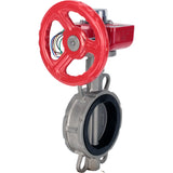 Vanne papillon d'eau Elephant WBV3131N-2W-Fb-H, matériau du corps - Acier inoxydable AISI 304, matériau du disque - Acier inoxydable AISI 304, joint - NBR, réducteur HGBF RQN
