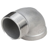 Coudes (angles) en acier Elephant PN16, angle 90°, filetés, corps - acier inoxydable 316, raccordement - filetage mâle/femelle