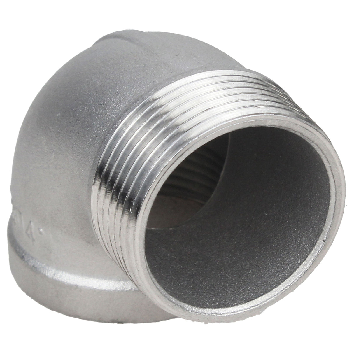 Coudes (angles) en acier Elephant PN16, angle 90°, filetés, corps - acier inoxydable 316, raccordement - filetage mâle/femelle