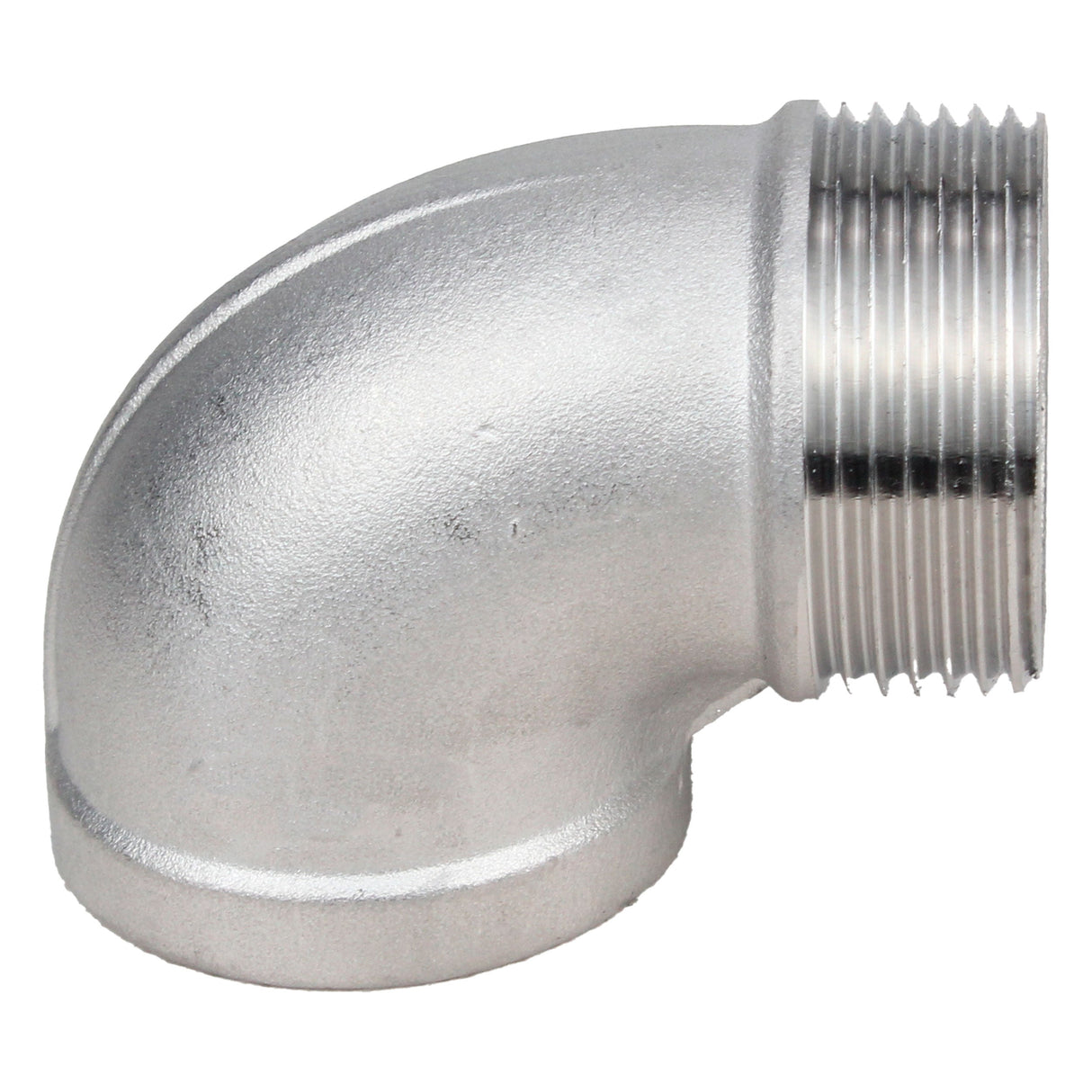 Coudes (angles) en acier Elephant PN16, angle 90°, filetés, corps - acier inoxydable 316, raccordement - filetage mâle/femelle