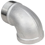 Coudes (angles) en acier Elephant PN16, angle 90°, filetés, corps - acier inoxydable 316, raccordement - filetage mâle/femelle