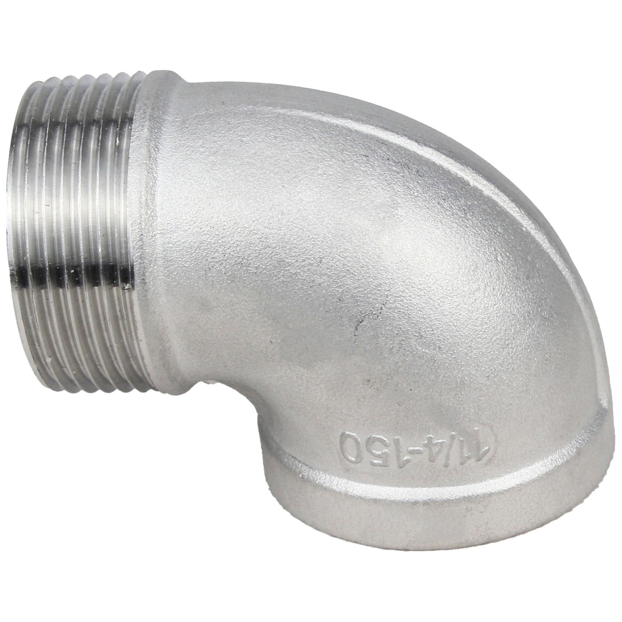 Coudes (angles) en acier Elephant PN16, angle 90°, filetés, corps - acier inoxydable 316, raccordement - filetage mâle/femelle