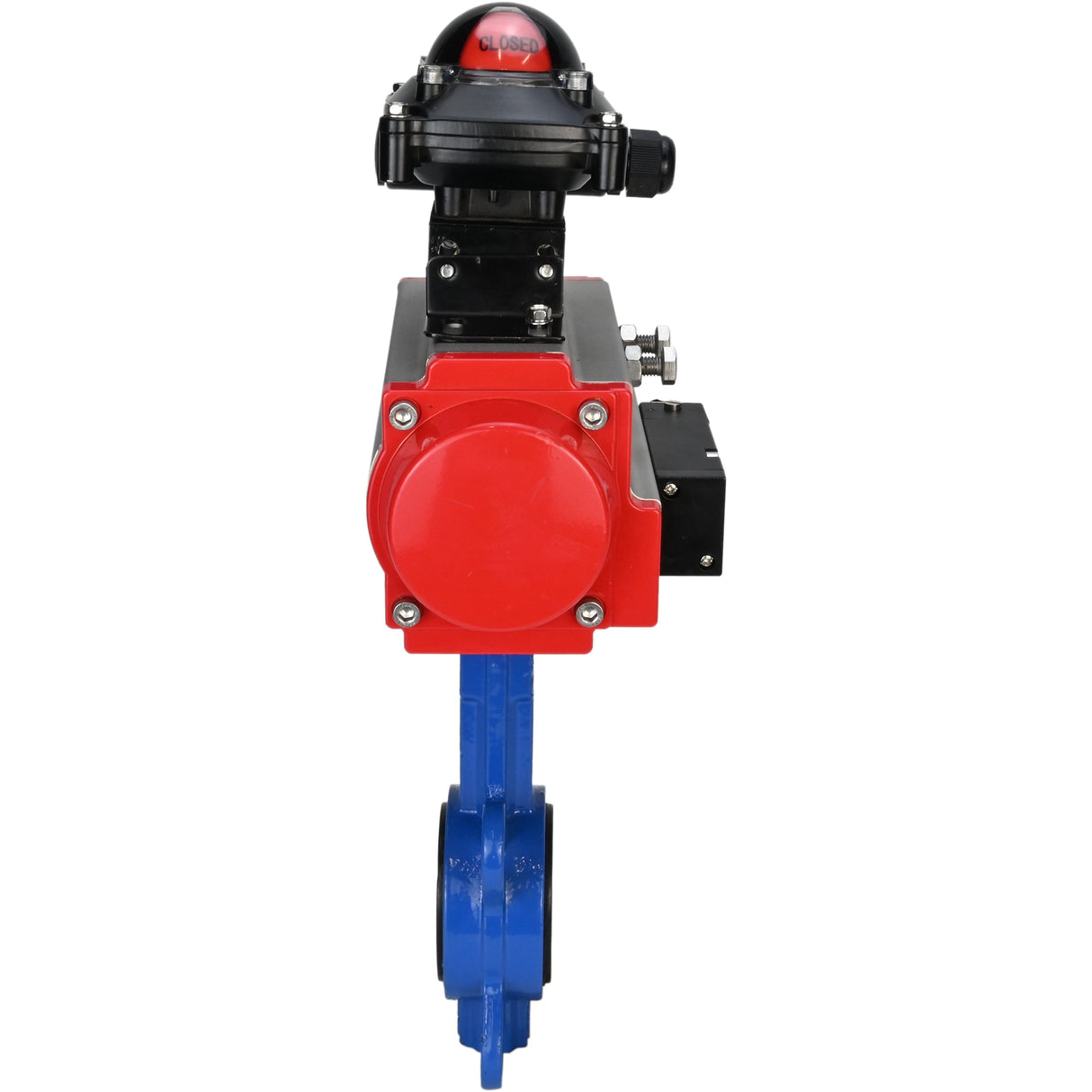 Vanne papillon d'eau Elephant g50-g40-epdm-elephant-da-4m310-110/220v-apl-210n, matériau du corps - fonte GGG50, matériau du disque - fonte GGG40, joint - EPDM, actionné par actionneur pneumatique
