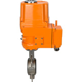 Vanne papillon d'eau Elephant 316l-316l-viton-elephant-ex-380, matériau du corps - acier inoxydable AISI 316L, matériau du disque - acier inoxydable AISI 316L, joint - VITON, commande par actionneur électrique