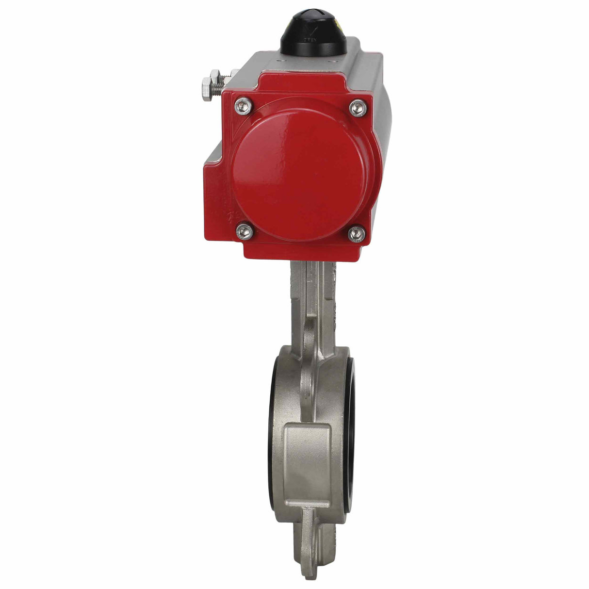 Vanne papillon d'eau Elephant WBV3131V-2W-Fb-H, matériau du corps - Acier inoxydable AISI 304, matériau du disque - Acier inoxydable AISI 304, joint - Viton, actionneur pneumatique PA-DA double action