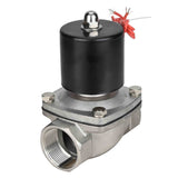 Électrovanne électrique à action directe à deux voies normalement fermée Elephant VS2W-101V-NC VITON 24V, matériau du corps - acier inoxydable AISI 304, joint - Viton