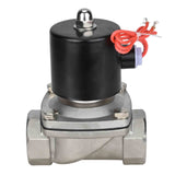Électrovanne électrique à action directe à deux voies normalement fermée Elephant VS2W-101N-NC NBR 24V, matériau du corps - acier inoxydable AISI 304, joint - NBR