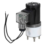 Électrovanne électrique à action directe à deux voies normalement fermée Elephant DHF11-НЗ PTFE VITON G 24V, matériau du corps - PTFE, joint - Viton