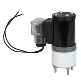Électrovanne électrique à action directe à deux voies normalement fermée Elephant DHF11-НЗ PTFE VITON G 24V, matériau du corps - PTFE, joint - Viton