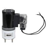 Électrovanne électrique à deux voies normalement fermée à action directe Elephant DHF11-НЗ PTFE VITON G 110/220V, matériau du corps - PTFE, joint - Viton