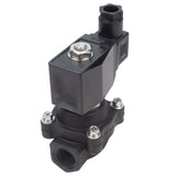 Électrovanne électrique à action directe normalement fermée à deux voies Elephant VS2W-503N-NC G NBR 110/220V, matériau du corps - Nylon 66, joint - NBR