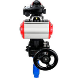 Vanne papillon d'eau Elephant al-316l-epdm-elephant-da-4m310-24-apl210n-hdm, matériau du corps - alliage d'aluminium, matériau du disque - acier inoxydable AISI 316L, joint - EPDM, actionné par actionneur pneumatique