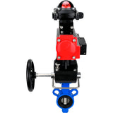 Vanne papillon d'eau Elephant al-316l-epdm-elephant-da-4m310-24-apl210n-hdm, matériau du corps - alliage d'aluminium, matériau du disque - acier inoxydable AISI 316L, joint - EPDM, actionné par actionneur pneumatique