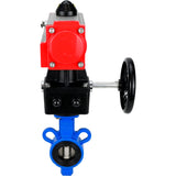 Vanne papillon d'eau Elephant al-316l-epdm-elephant-da-hdm, matériau du corps - alliage d'aluminium, matériau du disque - acier inoxydable AISI 316L, joint - EPDM, actionné par actionneur pneumatique