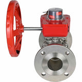 Robinet à boisseau sphérique en acier inoxydable Elephant ksfpt-316-180-hgbf, matériau du corps - acier inoxydable AISI 316, matériau de la bille - acier inoxydable AISI 316, joint - PTFE, commande par poignée