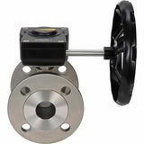 Robinet à boisseau sphérique en acier inoxydable Elephant kchfp ham, matériau du corps - acier inoxydable AISI 316, matériau de la bille - acier inoxydable AISI 316, joint - PTFE, commande par poignée