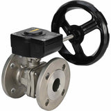 Robinet à boisseau sphérique en acier inoxydable Elephant kchfp ham, matériau du corps - acier inoxydable AISI 316, matériau de la bille - acier inoxydable AISI 316, joint - PTFE, commande par poignée